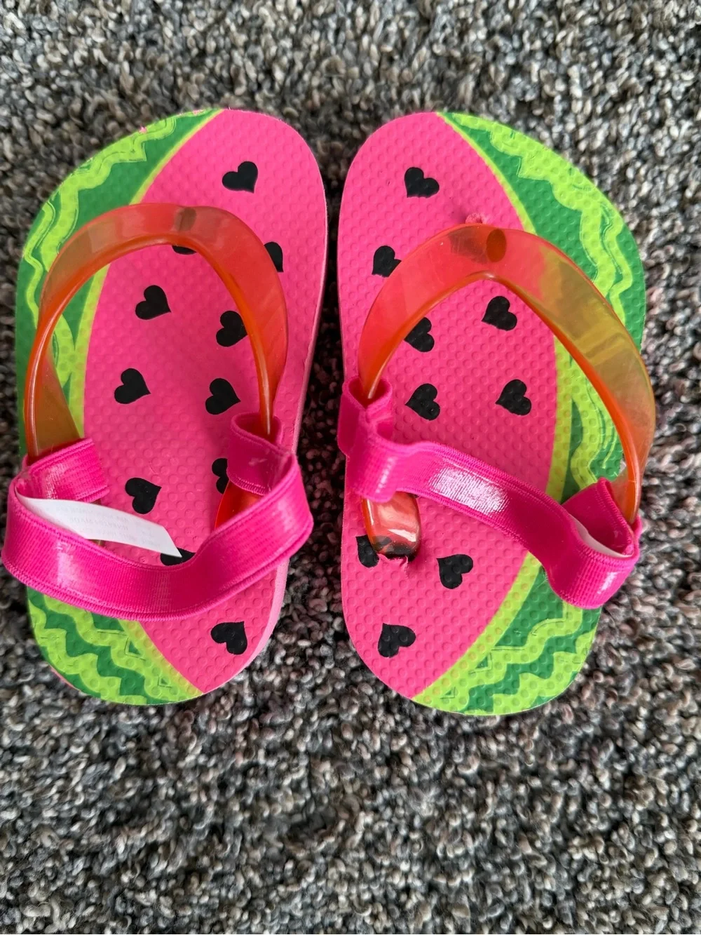 New Kids Pink Watermelon Flip-Flop Sandals